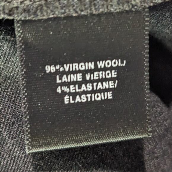 Lafayette 148 New York Wool Barrow Straight Leg Pants Gray Women's Size 2 - Picture 8 of 8